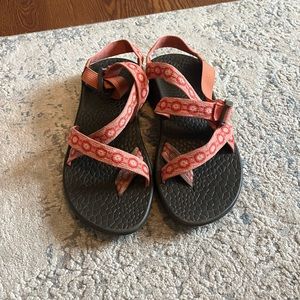 Chaco Updraft Eco Tread 2 sport sandals coral orange size 11